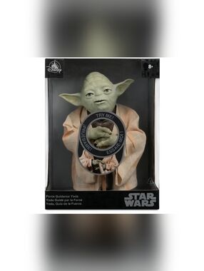 Disney Store Official Yoda Force Guidance Talking Action Figure - 10"...